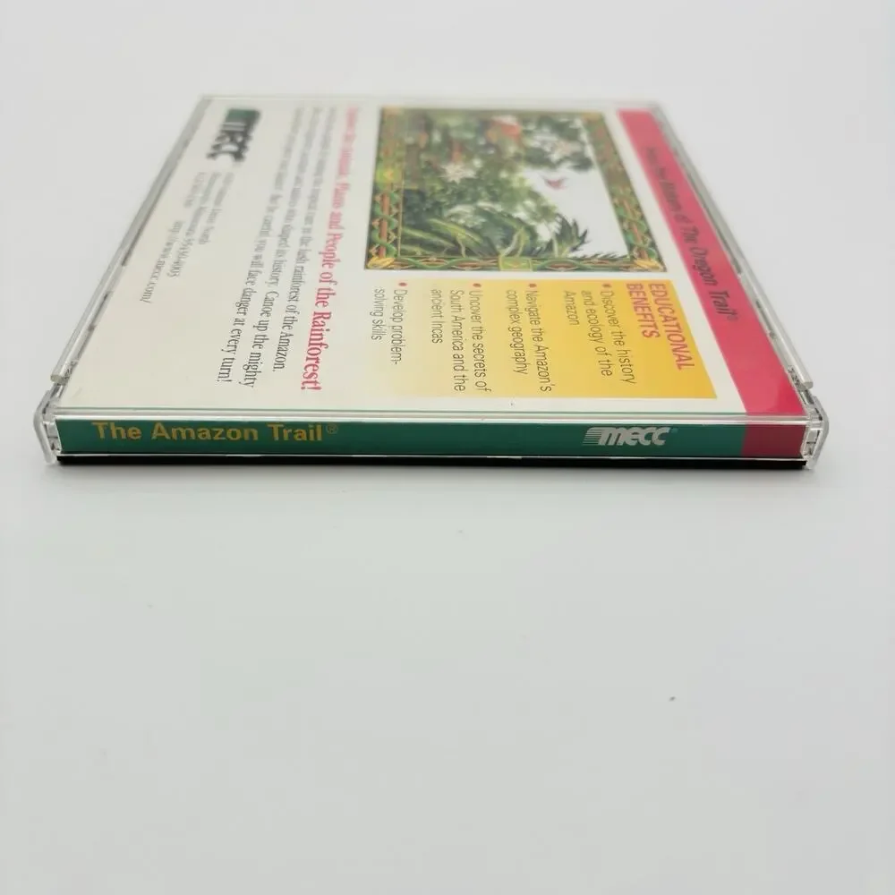 The Amazon Trail Microsoft Windows 95 Cd Rom. Very Good Condition.